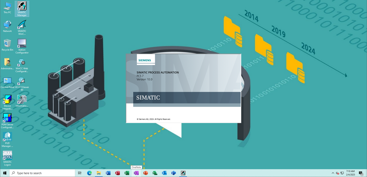 Siemens PCS7 V10 Virtual Machine