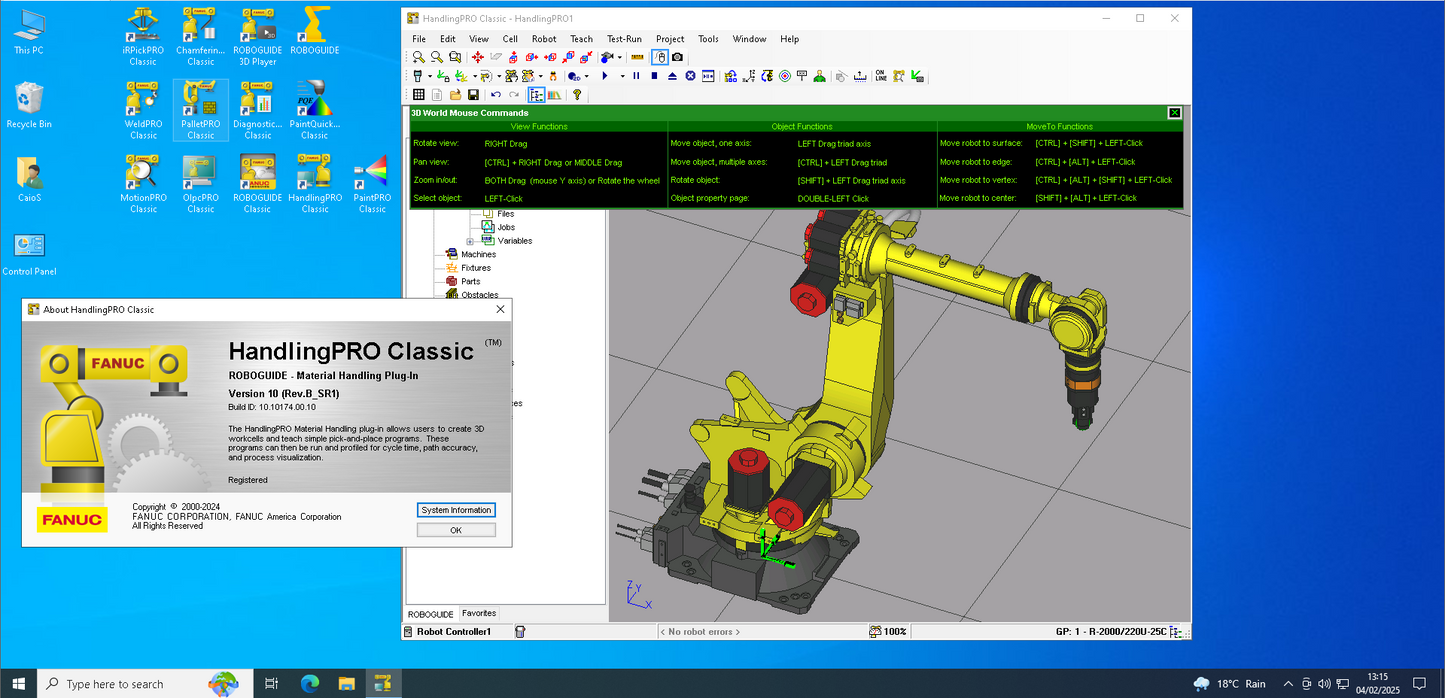 Fanuc Roboguide V10 Rev B