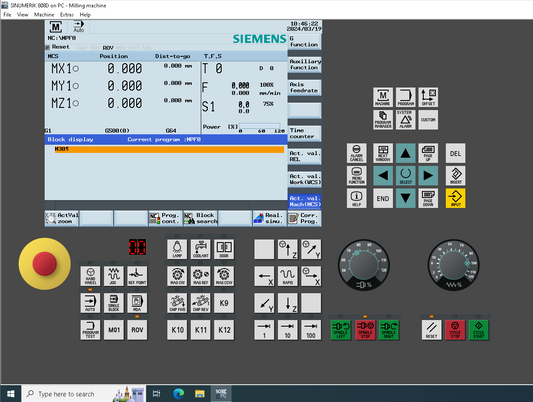 Siemens SINUMERIK 808D On PC