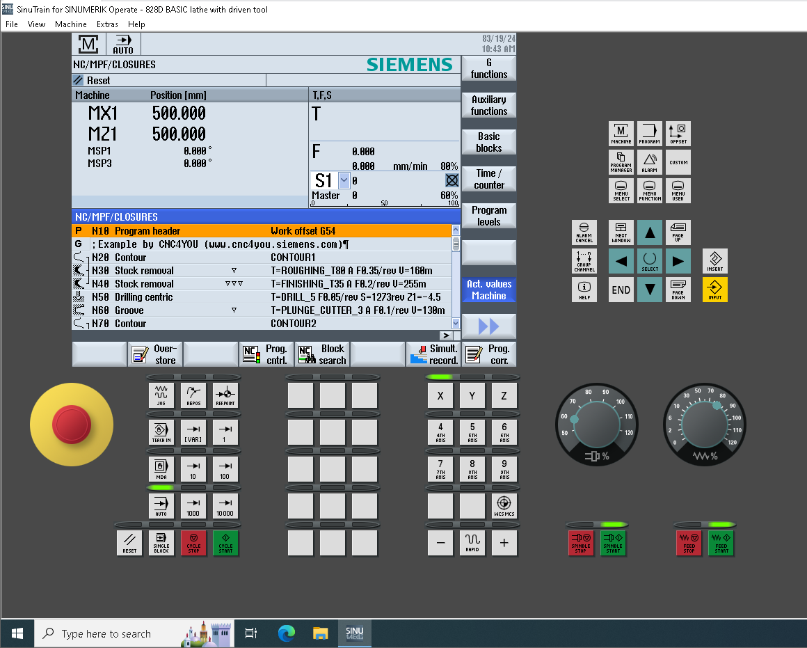 Siemens SinuTrain SINUMERIK Operate V4.4 ED.2