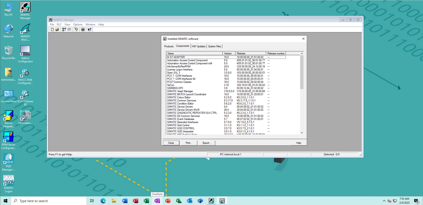 Siemens PCS7 V10 Virtual Machine